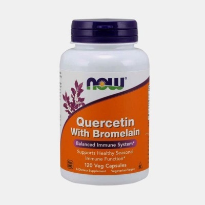 QUERCETIN with BROMELAIN - 120vcaps NOW