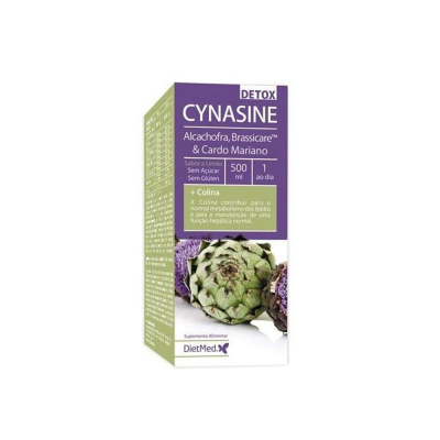 Cynasine Detox Alcachofra,  Brassicare e Cardo Mariano - 500ml Dietmed