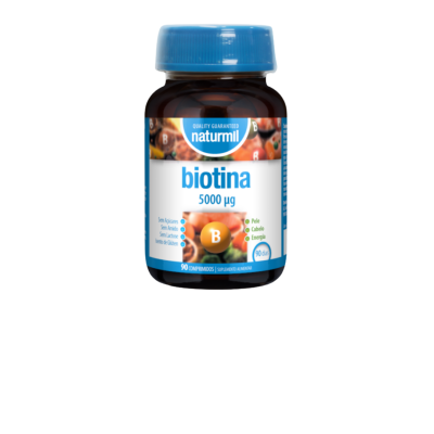 Biotina 5000mcg - 90 comprimidos - Naturmil