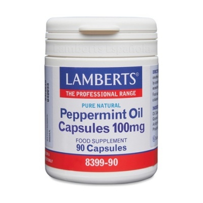 Peppermint Oil 100mg - 90 Cápsulas Lamberts