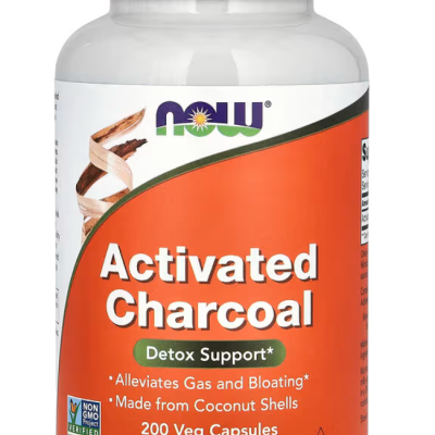 Activated Charcoal 200 veg capsulas