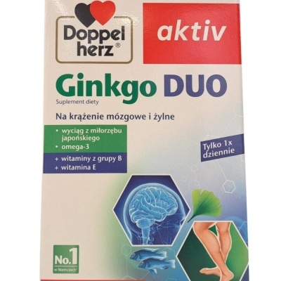 Aktiv Ginkgo Duo - 60 cápsulas