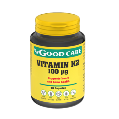 Vitamina K2 100ug - 60 Cápsulas Good Care