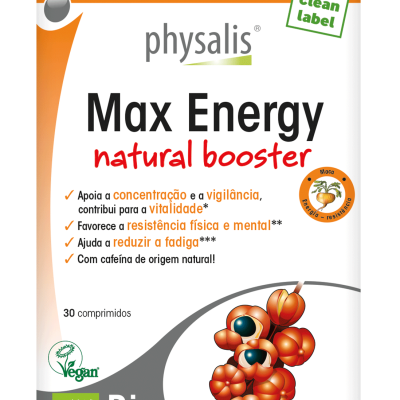 Max Energy Natural Booster 30 comprimidos