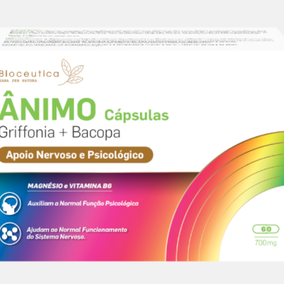 Ânimo Griffonia + Bacopa - 60 Cápsulas Bioceutica
