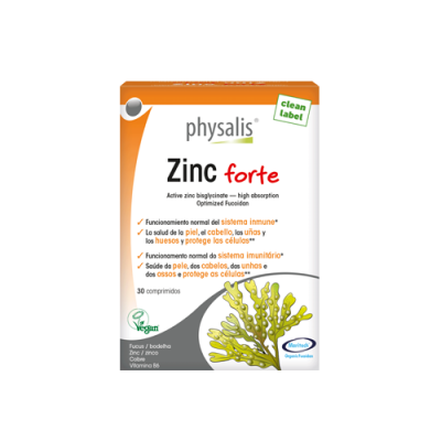 Zinc Forte - 30 Comprimidos Physalis