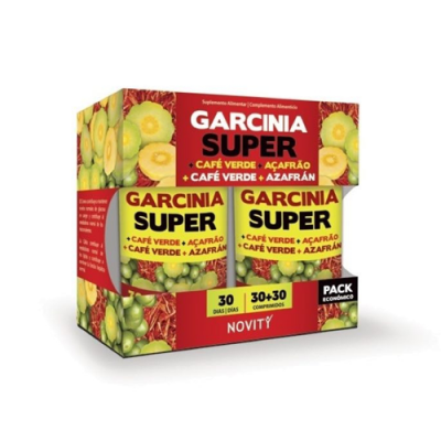 Pack Garcinia Super + Café Verde + Açafrão - 30 + 30 Comprimidos Novity