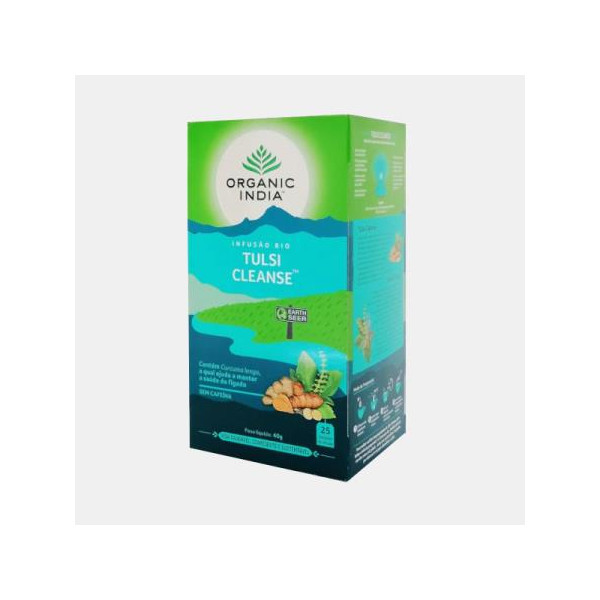 INFUSAO BIO TULSI CLEANSE – 25 SAQUETAS – ORGANIC INDIA INFUSAO BIO TULSI CLEANSE – 25 SAQUETAS – ORGANIC INDIA