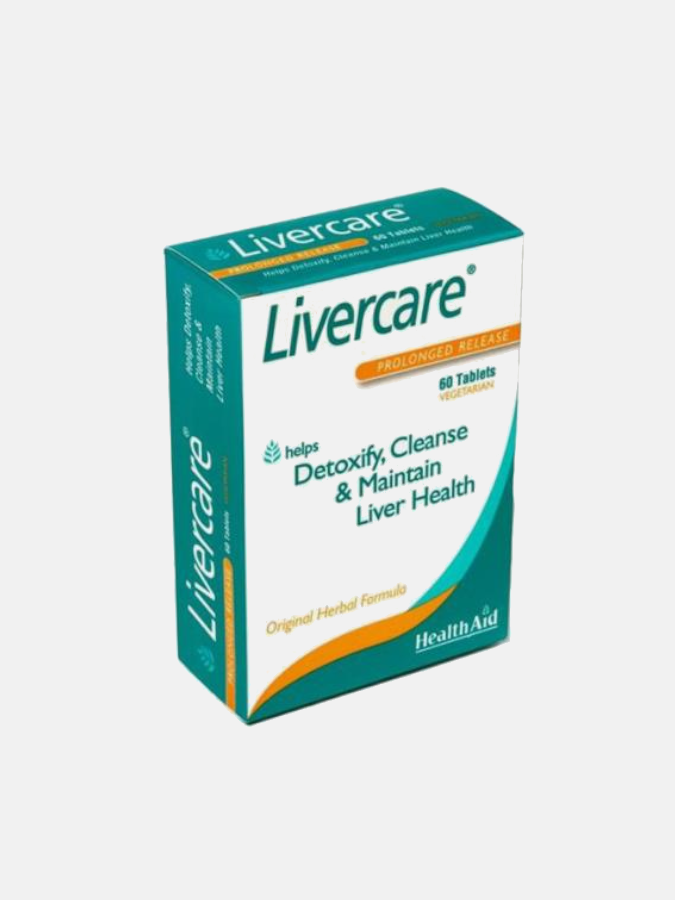 LIVERCARE – 60 COMPRIMIDOS – HEALTH AID LIVERCARE – 60 COMPRIMIDOS – HEALTH AID