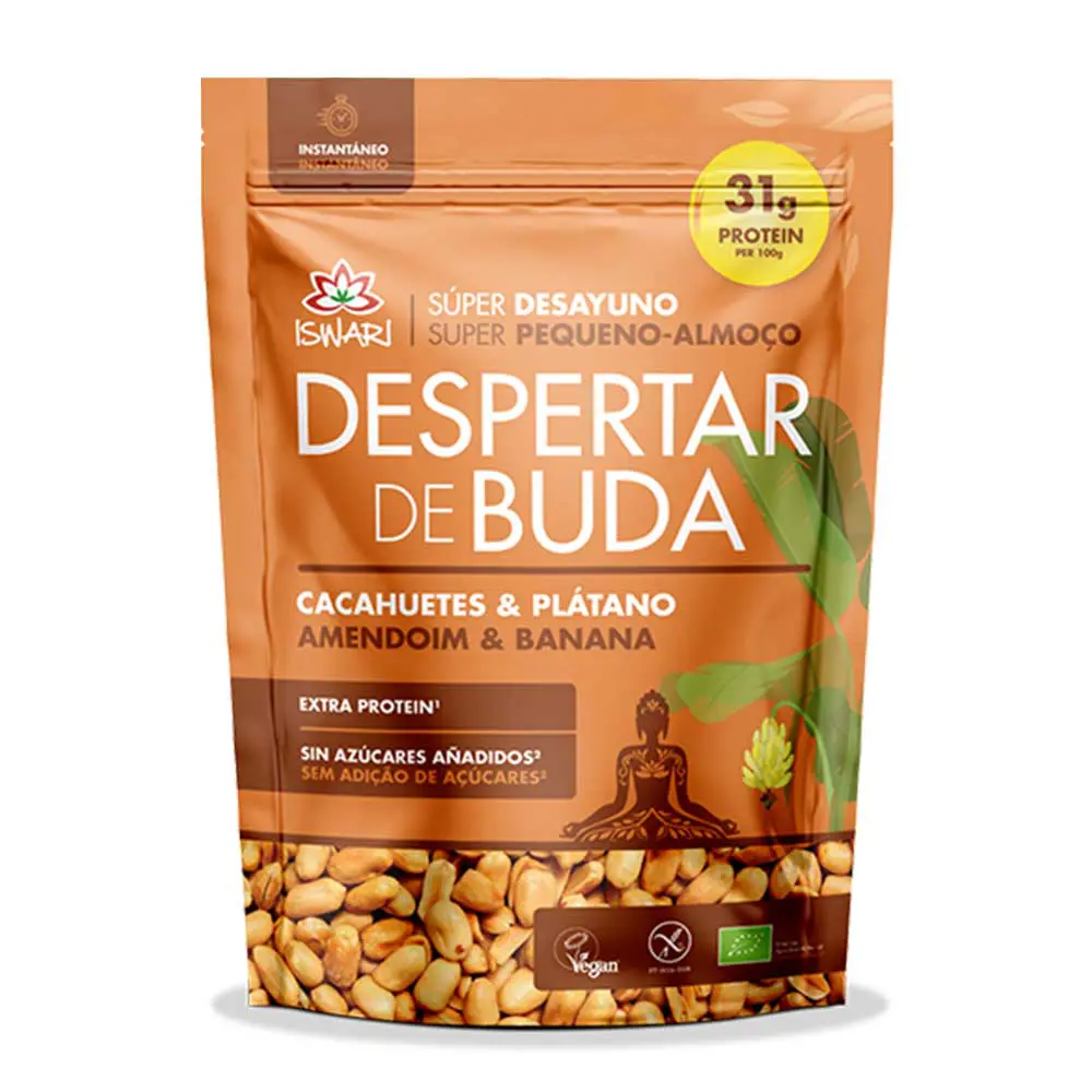 DESPERTAR DO BUDA AMENDOIM BANANA BIO SEM GLÚTEN - ISWARI DESPERTAR DO BUDA AMENDOIM BANANA BIO SEM GLÚTEN - ISWARI