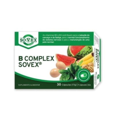 B COMPLEX –30 CÁPSULAS – SOVEX