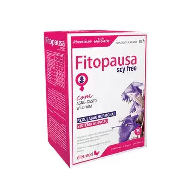 FITOPAUSA SOY FREE – 60 CÁPSULAS – (MENOPAUSA) -  DIETMED