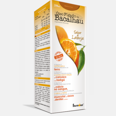 ÓLEO FIGADO DE BACALHAU – 250ML – FHARMONAT