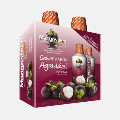MANGOSTEEN + SELÉNIO + VITAMINA A PACK – 2X 1000 ML – FHARMONAT