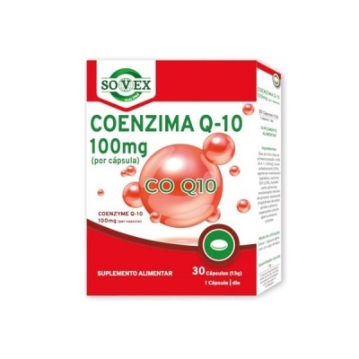 COENZIMA Q10 - 100 mg - 30 CÁPSULAS - SOVEX