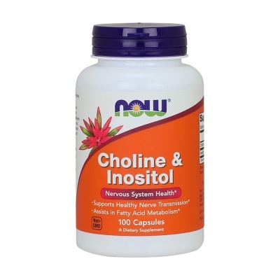 CHOLINE & INOSITOL 500 MG – 100 VEG CÁPSULAS – NOW