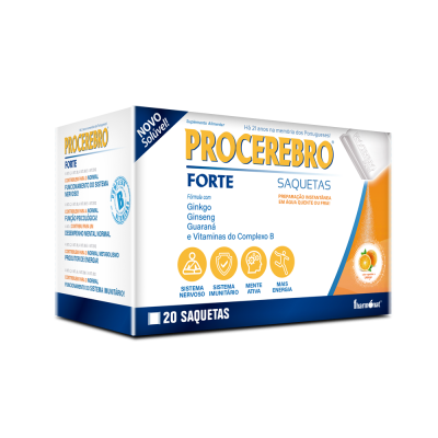 PROCEREBRO FORTE – 20 SAQUETAS – FHARMONAT