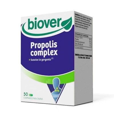 PROPOLIS COMPLEX – 50 COMPRIMIDOS PARA CHUPAR – BIOVER