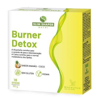 SLIM SHAPER BURNER DETOX- 16 STICS- BIOCEUTICA