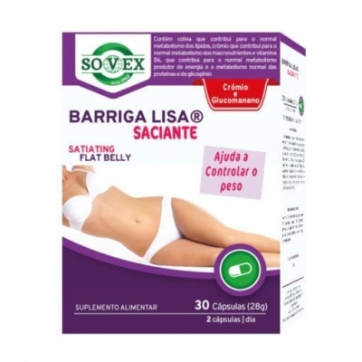 BARRIGA LISA® SACIANTE 30 CÁPSULAS - SOVEX