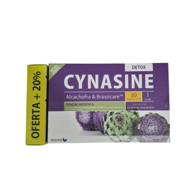 CYNASINE DETOX – 30 AMPOLAS  +20% – DIETMED