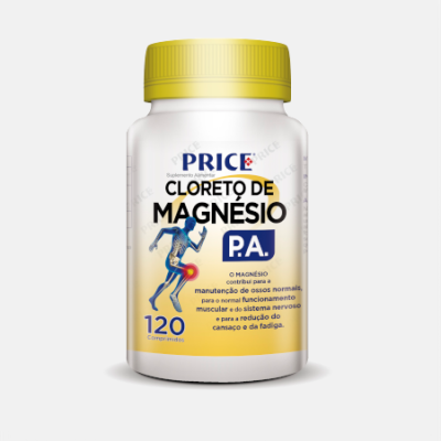 PRICE CLORETO DE MAGNÉSIO PA – 120 COMPRIMIDOS – FHARMONAT