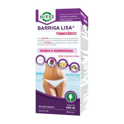 BARRIGA LISA® TERMOGÉNICO 500 ml - SOVEX