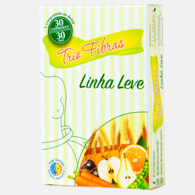 TRIO FIBRAS LINHA LEVE – 30 COMPRIMIDOS – PURE NATURE