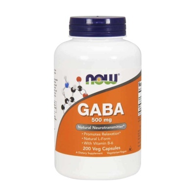 GABA 500mg + VITAMINA B6 - NOW