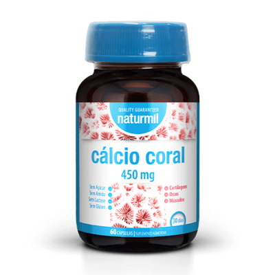 CALCIO CORAL 450MG - 60 CÁPSULAS - NATURMIL