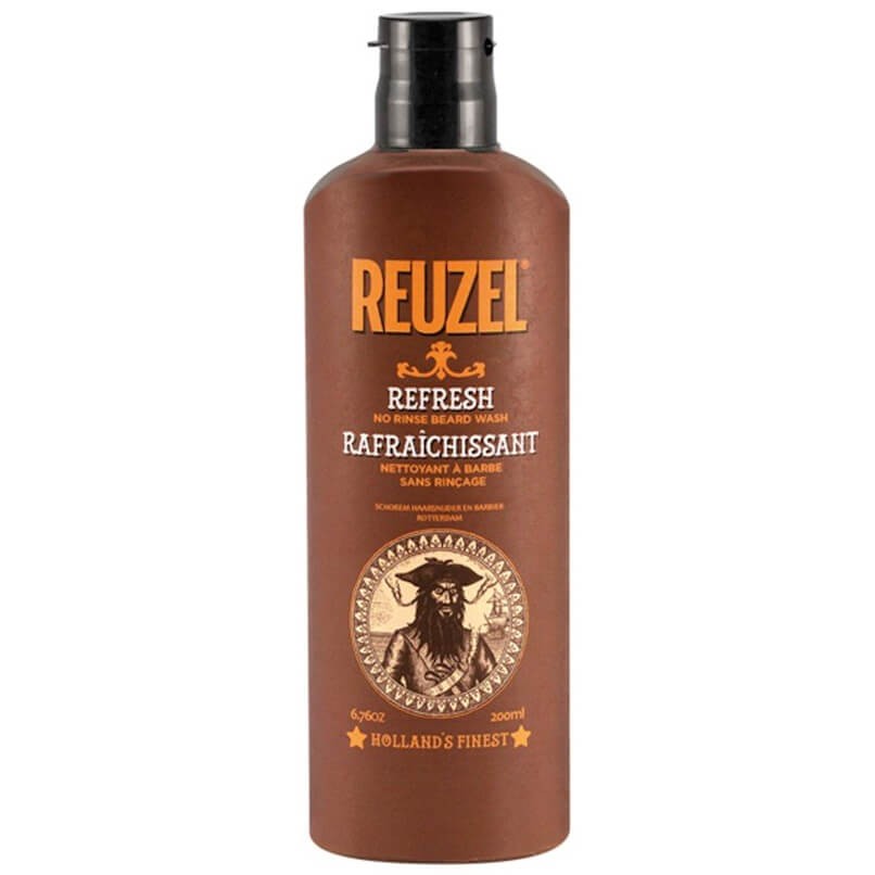 REUZEL REFRESH NO RINSE BEARD WASH 200ML