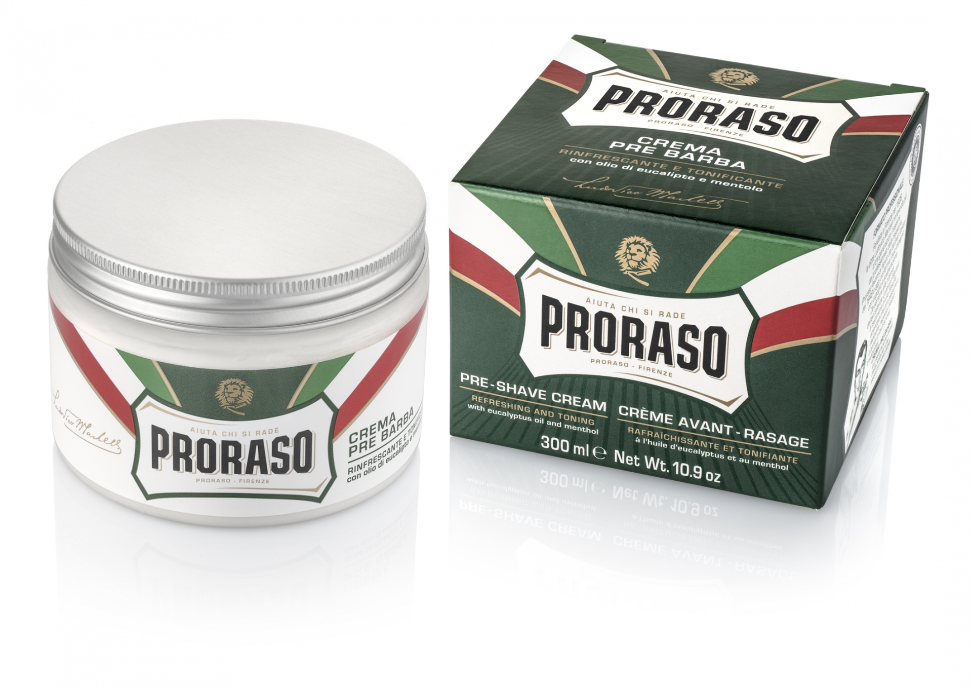 PRORASO GREEN PRE-SHAVING CREAM 300ML