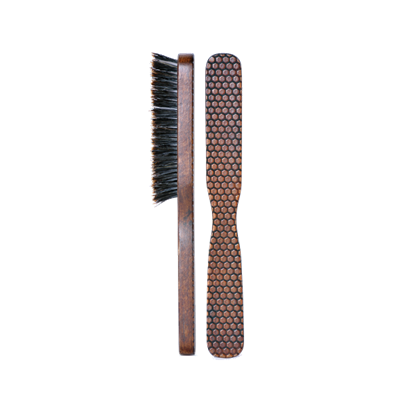 PerfectBeauty Escova em Madeira esculpida pêlo natural