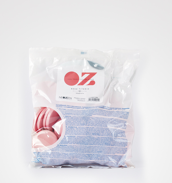 NEOZEN Cera discos Tradicional Rosa Titanio 1kg