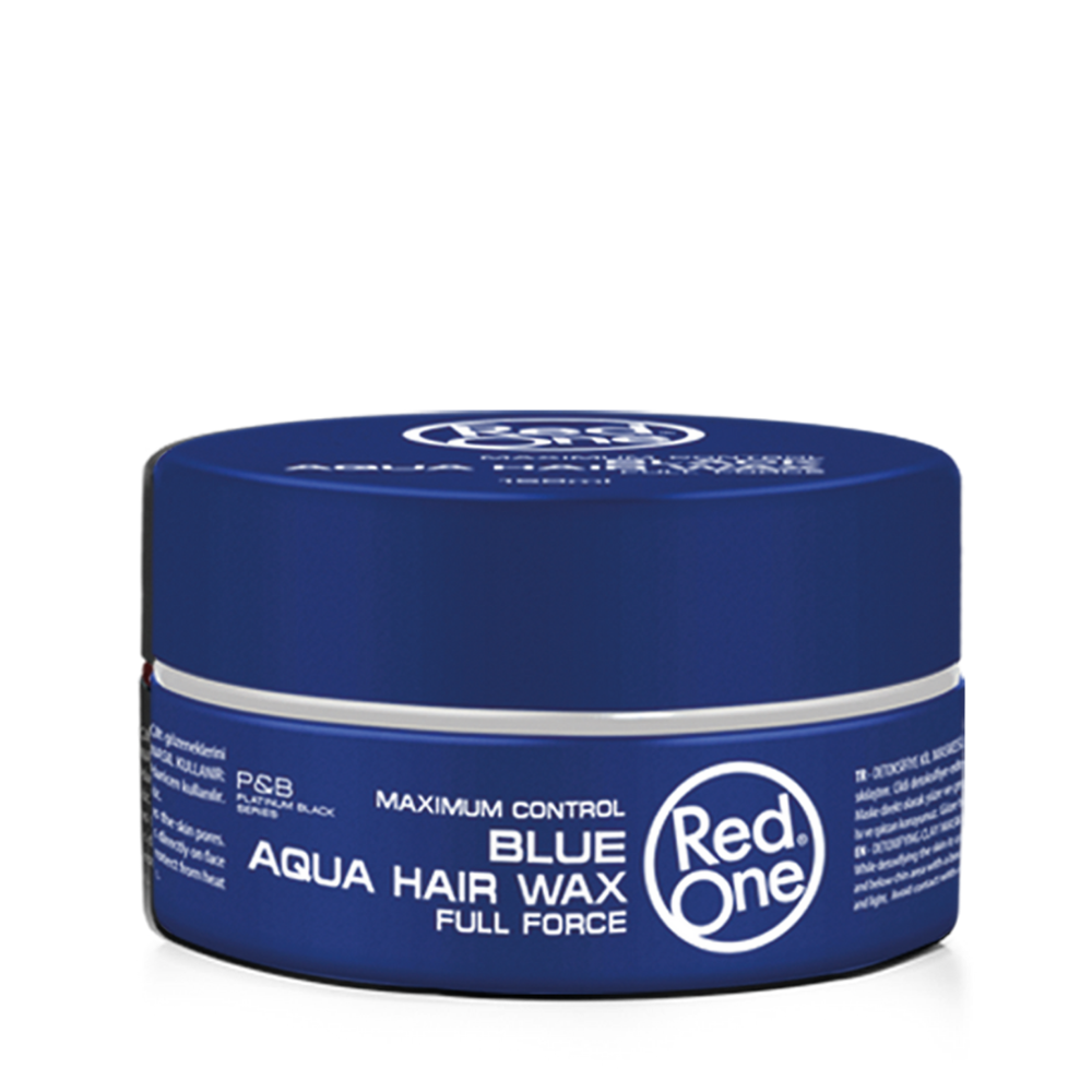 Red One Aqua Hair Wax Blue 150ml