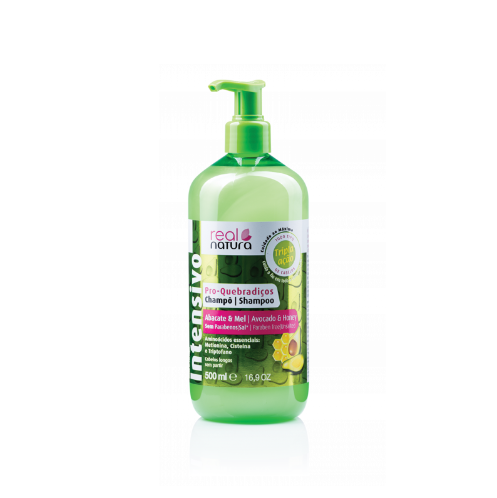 Real Natura Shampoo Abacate e Mel 500ml