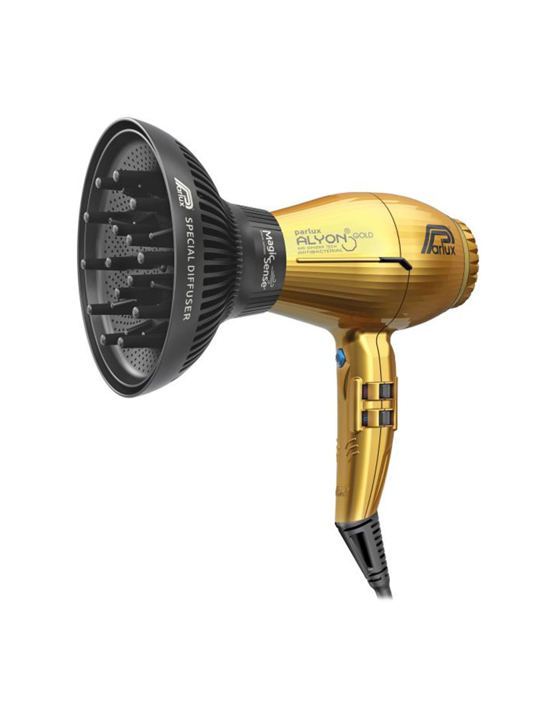 Parlux Alyon Gold Edição Limitada + Difusor - Secador de Cabelo Profissional