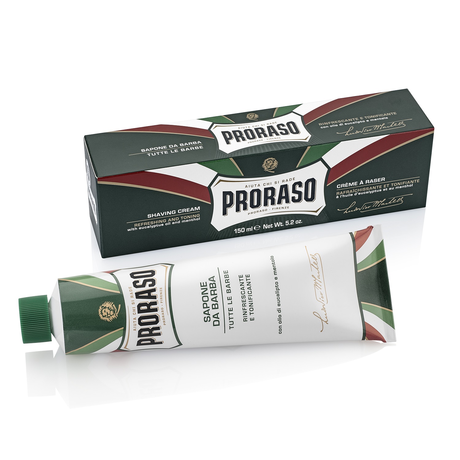 PRORASO GREEN SHAVING SOAP IN A TUBE 150ML