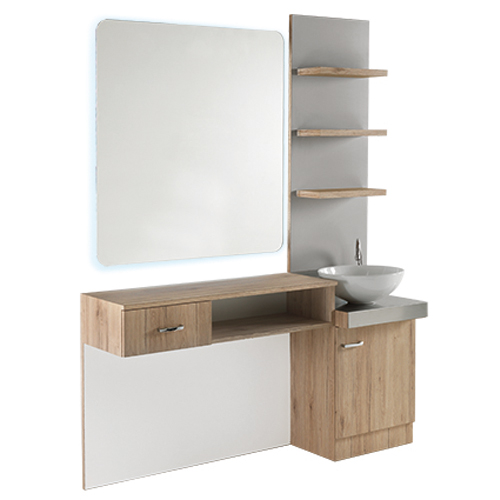 Bancada barbeiro com iluminação AGV Ritual Plus LED