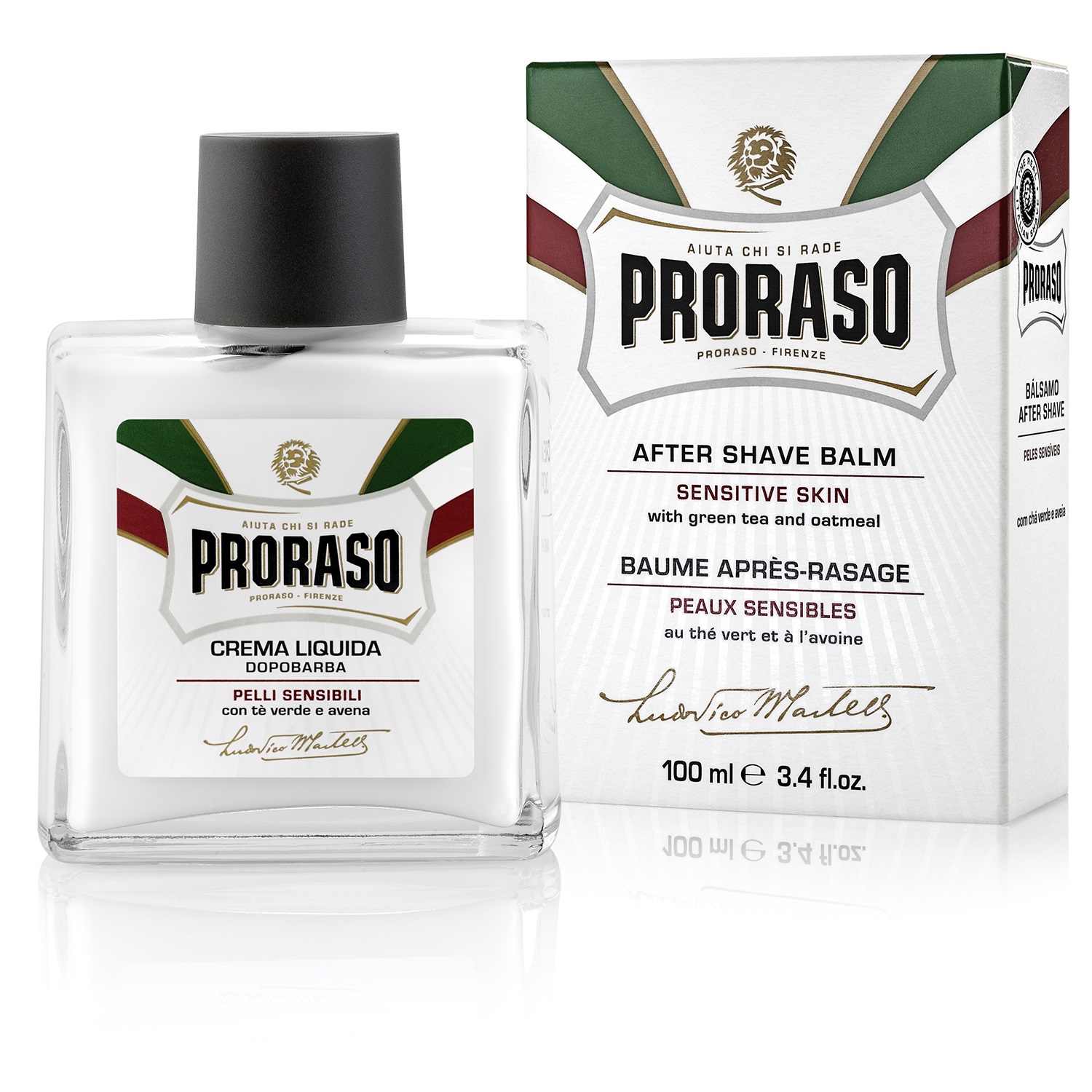 PRORASO WHITE AFTER SHAVE BALM 100ML