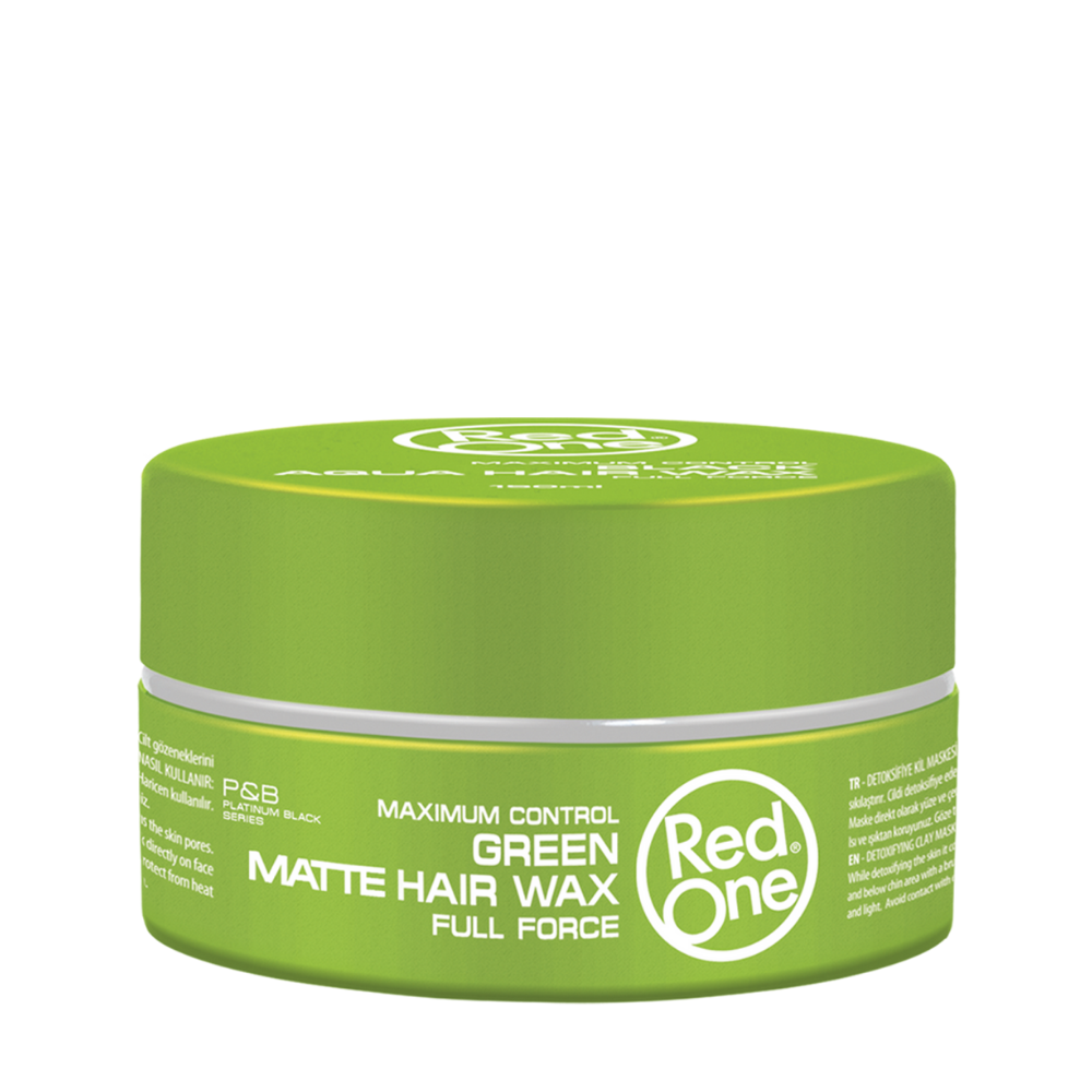 Red One Matte Hair Wax Green 150ml