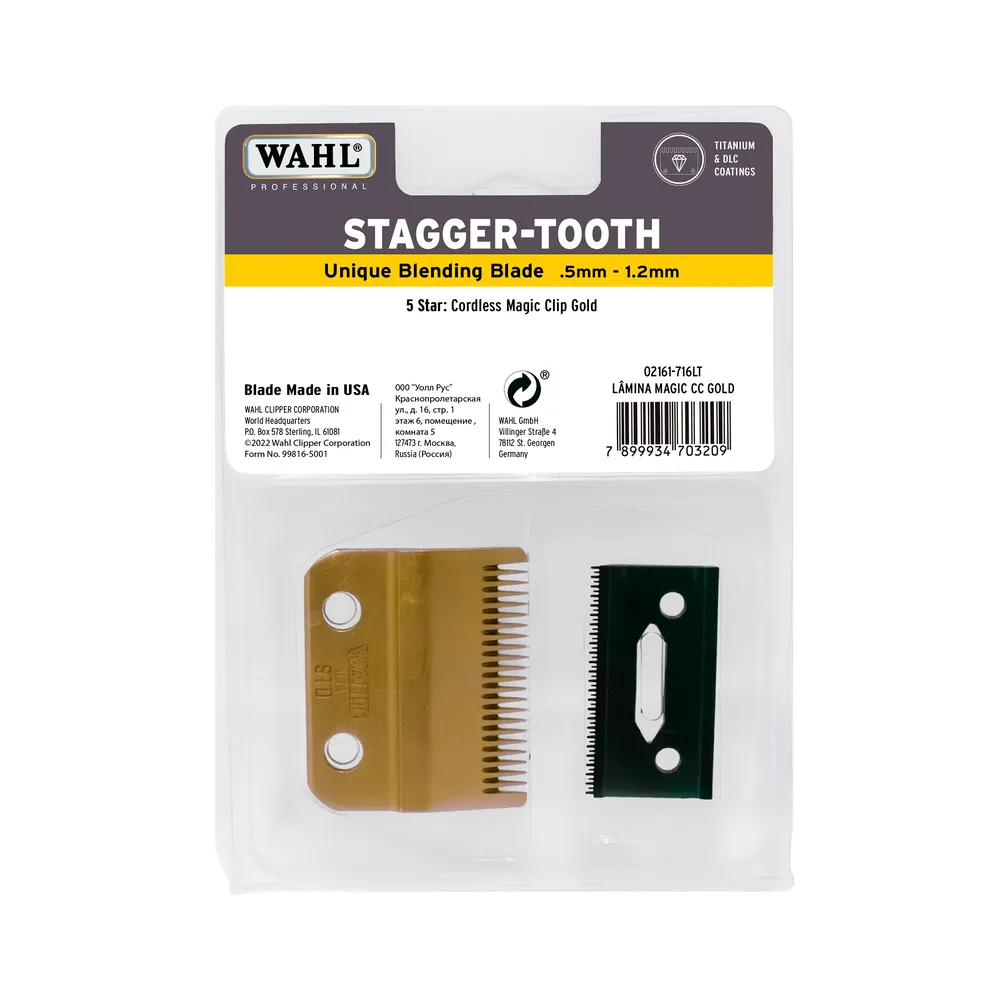 Lâmina Magic Clip Cordless Gold - wahlclipper