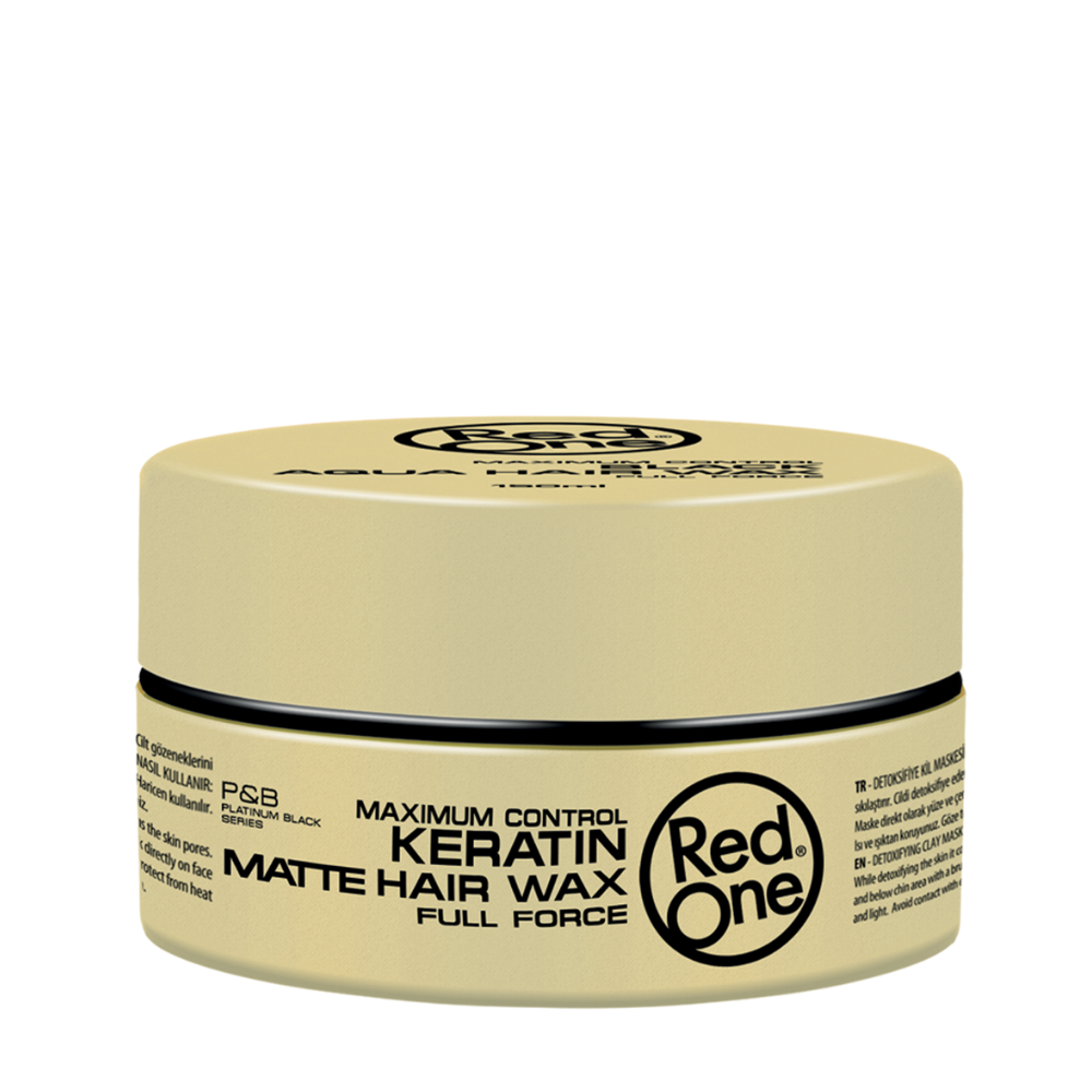Red One Matte Hair Wax Keratin 150ml