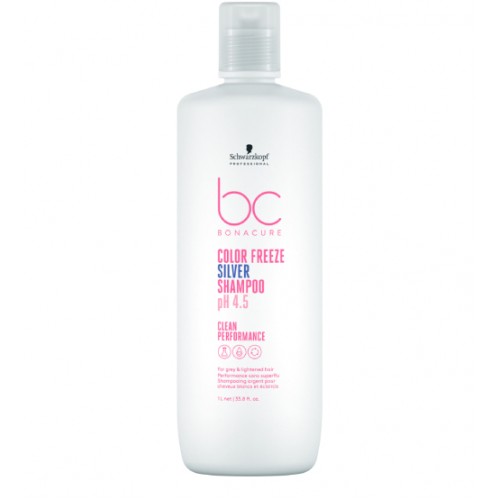 SCHWARZKOPF BC COLOR FREEZE SHAMPOO SILVER 1000ML