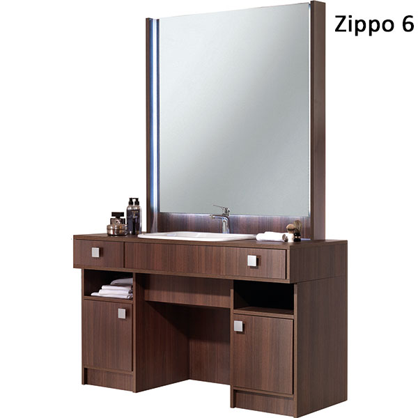 Bancada de barbeiro modular AGV Zippo (Várias opções)