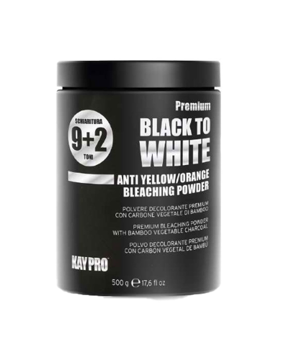 Pó Descolorante Premium Kaypro 9+2 Tons Preto 500 gr