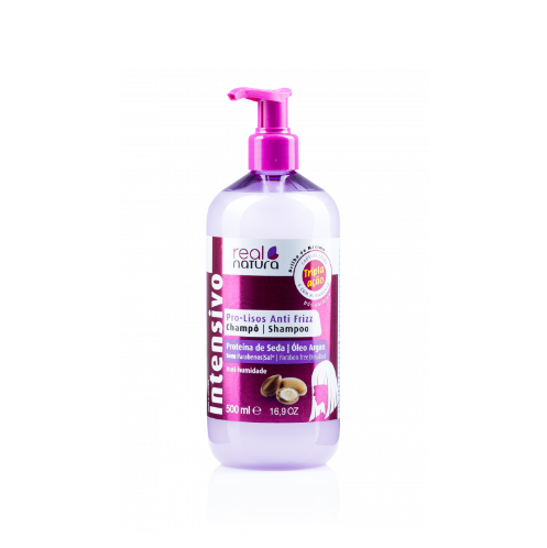 Real Natura Shampoo Argan Lisos e Secos 500ml