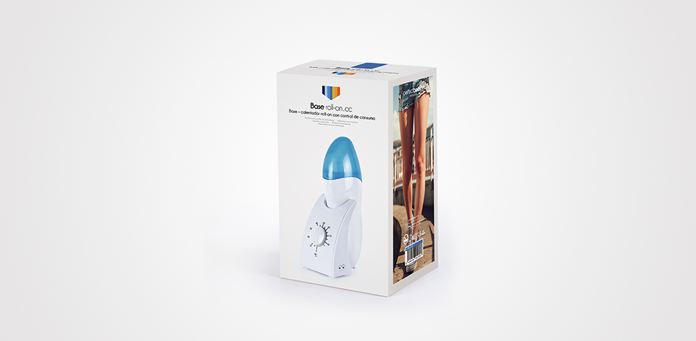 Bifull Base mais aquecedor de cera roll on