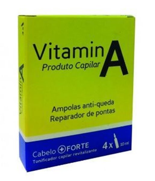 Real Natura ampolas anti-queda Vitamin A 4x10ml
