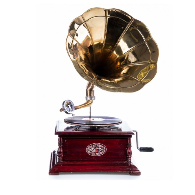 Gramofone em funil "Villa Gatsby"